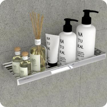 Imagem de Porta Shampoo Inox Suporte De Parede Banheiro MAX - HomeFull