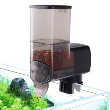 Imagem de hygger Alimentador automático de peixes para aquário: dispensador automático de alimentos para peixes com temporizador, sistema de alimentação quantitativo e de ponto fixo para tanque pequeno de