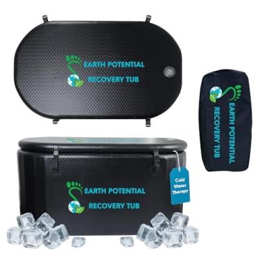 Imagem de Banheira de recuperação – Banho de gelo inflável GG para terapia de água fria e recuperação muscular | Banheira de mergulho a frio durável à prova de vazamento para atletas | Banho de mergulho de gelo