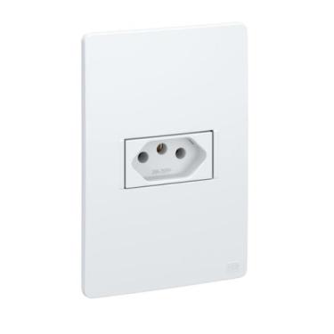 Imagem de Conjunto 1 Tomada 20A 2P+T com Placa Branco Esatta Weg
