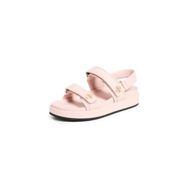 Imagem de Tory Burch Sandália esportiva feminina Kira Two Band, Concha, rosa, 37