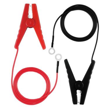 Imagem de bubusan Cabos de ligação de cerca com clipes de crocodilo, acessório de conector de cerca elétrica solar