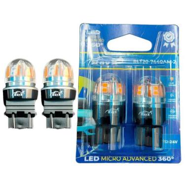 Imagem de Lâmpada Led T20 7440 1 Polo Micro Advanced 360 RayX 12-24v Canbus Amba