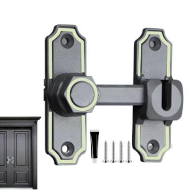 Imagem de Fechadura E Para Portas De Celeiro - Fechadura Deslizante Segura Para Porta De Celeiro,Fechos Resistentes Para Garagem Janela Provador Banheiro Armário De Vinhos E Gaveta