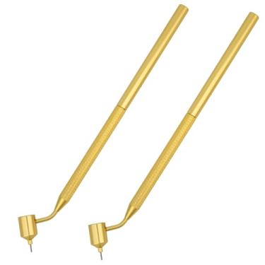 Imagem de lasuroa 2 peças Caneta de Pintura de Linha Fina, 0,5mm 0,7mm Detalhe Canetas Aplicadoras Tinta para Retoques Automóveis Reparação Lascas Pedra e Riscos Escrita Precisa e Fluida Arte Desenho Caligrafia