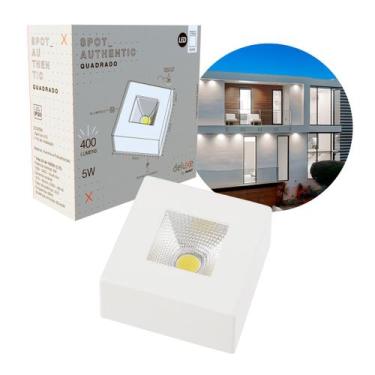 Imagem de Spot Led Authentic Beiral de teto 5w 6500k Branco Frio 7.5cm Bivolt Co