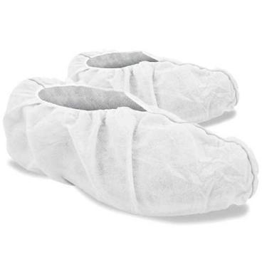 Imagem de Sapatilha Descartável Propé Descarpack Branca Gramatura 20 - 50 Pares