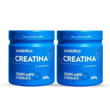 Imagem de Pack 2x Creatina Monohidratada 300g Probiótica - Força e Desempenho