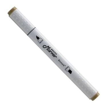 Imagem de Marcador Permanente Brush Marker, Bismark, PK0306D101, Amarelo