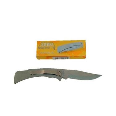 Imagem de Canivete Tr Inox de bolso Zebu Barretos Original