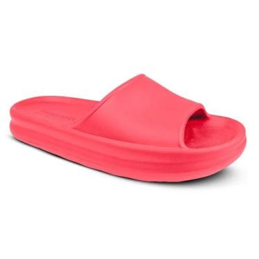 Imagem de Chinelo Nuvem Boa Onda Feminino Slide Vibe Confortavel, Rosa, 37