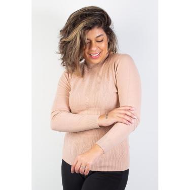 Imagem de Blusa feminina de malha gola alta 81090-Feminino