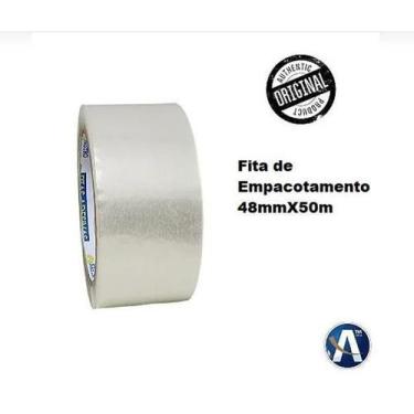 Imagem de Fita Adesiva Transparente Para Empacotamento 48Mmx50M - Nastro