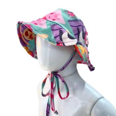 Imagem de Chapéu Infantil Proteção Solar Uv 50+ Praia C/ Forro Interno - Jagar, 