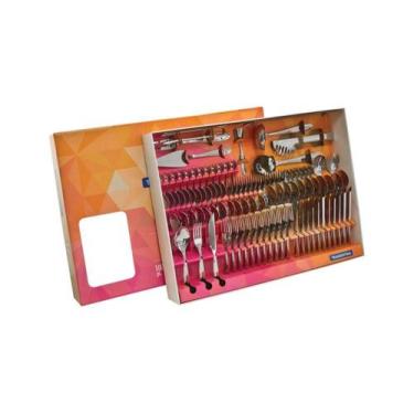 Imagem de Faqueiro Inox 100 Peças Laguna Tramontina - Não definido, Prata, 100