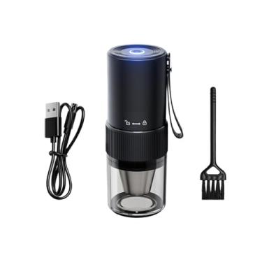 Imagem de IEUDNS Moedor de café, configuração ajustável, multiuso, moinho de café removível, moagem automática para cozinha ao ar livre, acampamento doméstico
