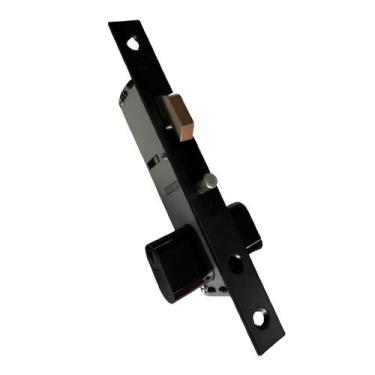 Imagem de Fechadura Bico De Papagaio 815 Porta De Correr Preto 2 Peças - UDINESE