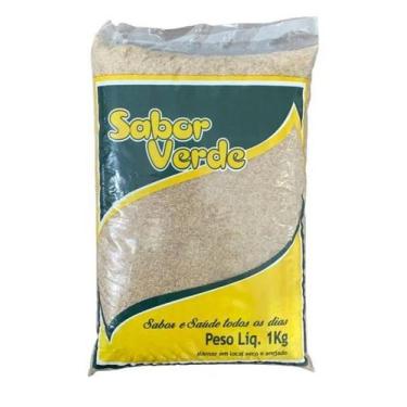 Imagem de Farinha de Linhaça Marrom 1kg - Sabor Verde