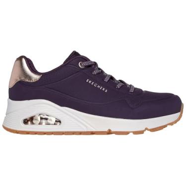 Imagem de Skechers Tênis feminino UNO Shimmer Away, violeta, 34 BR