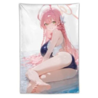 Imagem de LIEGBMEU Sexy Bikini Hot Anime Girl Tapeçaria 101.6 cm x 152.4 cm Interior Exterior Wall Quilt Art Decoração de Tapeçaria Caprichosa, AF277