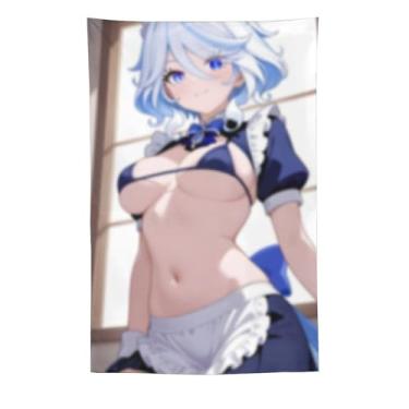Imagem de LIEGBMEU Sexy Bikini Hot Anime Girl Tapeçaria 152.4 cm x 228.6 cm Interior Exterior Wall Quilt Art Decoração de Tapeçaria Caprichosa, AC072