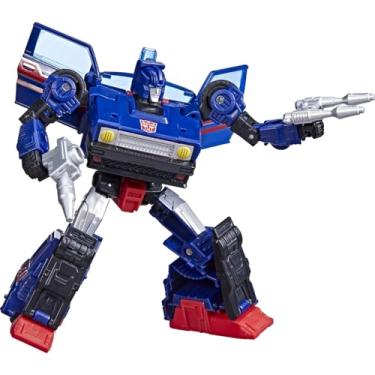 Imagem de Figura Transformers Generations Legacy Deluxe, Boneco de 14 cm - Autobot Skids - F3008 - Hasbro, Azul e vermelho