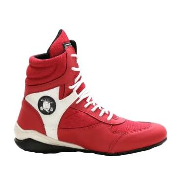 Imagem de Bota Fitness Academia, Alta Performance, Palmilha em Gel, Ideal para Musculação, Treino, Boxe (Vermelho, BR, Adulto, Numérico, 35)