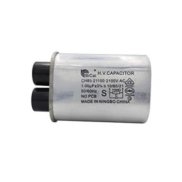 Imagem de METER STAR 0Czzw1H004B Cqc Capacitor Universal de Alta Tensão para Micro-Ondas Doméstico 1,00Uf Ch85 21100 2100V Ac Hvcapacitor 10/85/21 50/60Hz Sem Pcb (3/16 Pinos)