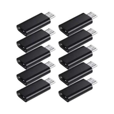 Imagem de Adaptador Micro USB Fêmea Para Tipo C Macho Conversor OTG Para Cabo De