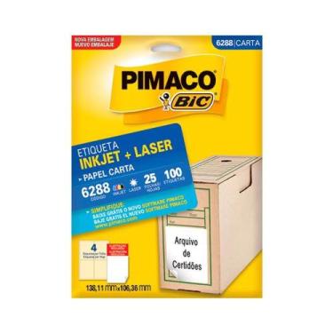 Imagem de Etiqueta pimaco 6288 - pimaco
