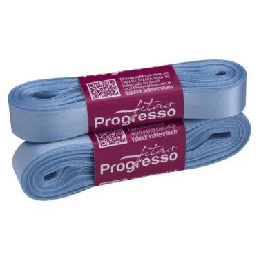 Imagem de Fita de Cetim Progresso 15mm - Nº 3 c/ 10 metros - Azul Celeste