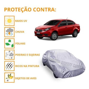 Imagem de Capa Cobrir Carro Fiat Siena Protege Qualidade Impermeável - Mosaner S