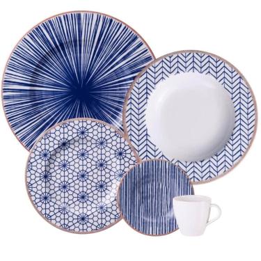 Imagem de Aparelho de Jantar 20 Peças Tramontina Abstratta em Porcelan