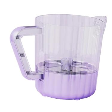 Imagem de IEUDNS Batedor de ovos elétrico, ferramenta para assar, tigela de mistura de grande capacidade com filtro e bico para bater, filtrar e misturar, Roxo