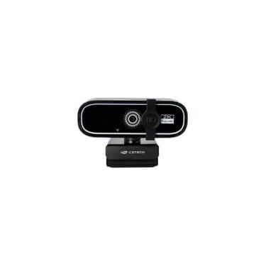 Imagem de Webcam C3TECH WB-200BK, QHD 2K, Plug and Play, 30FPS, Preto - WB-200BK