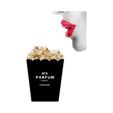 Imagem de Pôster De Perfume Coco Preto E Branco Arte De Parede Minimalista De Lu