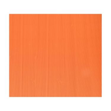 Imagem de Rebower Folhas de papelão ondulado, inserções de papelão ondulado [para projetos de artesanato e bricolage] - 50 x 68 cm/laranja