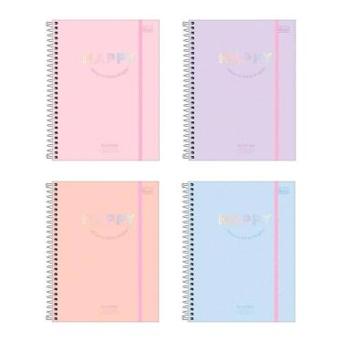 Imagem de Agenda planner espiral semanal Happy 2026 Tilibra