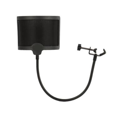 Imagem de Generic Filtro de pops de microfone, escudo de isolamento de microfone, malha de metal, redução de ruído para estúdios de vídeo e transmissão ao vivo