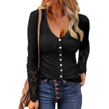 Imagem de Cardigacardiga De Verão Para Mulheres Plus Size Leve Plai Preto Womes Butto Cardiga Womes Trabalho De Renda Cardiga Manga Média Macio Elegat Verão Autum, XXL