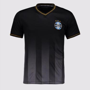 Imagem de Camisa Grêmio Degradê Preta e Dourada - Betel, P