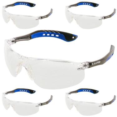 Imagem de Kit 5 Óculos de Proteção Antirrisco Antiembaçante Jamaica Kalipso