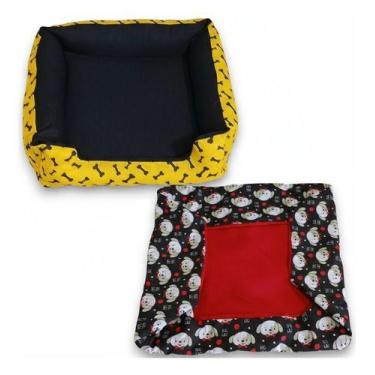 Imagem de Cama De Cachorro E Gato Caminha Pet Com Capa Avulsa 60x60 - GV Enxovai