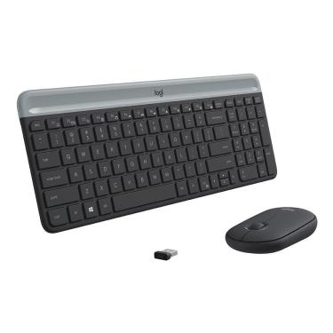 Imagem de Kit Teclado E Mouse Logitech Mk470 Sem Fio Us 920-009268-c