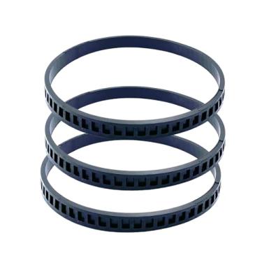 Imagem de 3 peças de pneus de polia de serra de fita 45-69-0010, substituição de pneus de borracha compatível com De-walt DW328 DW328K DW329 DW329K Bansaw Part 6225 6226 6230 6232-20 6232-21 6230N 6230N 6230 2