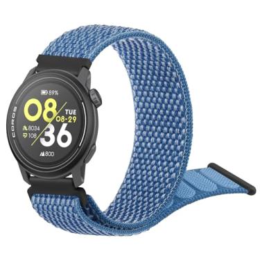 Imagem de Pulseiras de nylon compatíveis com COROS PACE 3 / PACE Pro/APEX 2 Pro/APEX Pro/APEX 46 mm, pulseira de substituição esportiva macia de 22 mm para relógio Coros Pace 3 (azul marinho)
