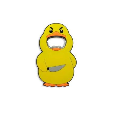 Imagem de GOOFBALLS Abridor de garrafas magnético engraçado – abridor de cerveja com frases hilárias – ímã forte para geladeira ou caverna masculina – ótimo presente para amantes de cerveja, pais, amigos - pato