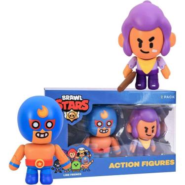Imagem de Brawl Stars Shelly & El Primo Blaster Wrestler Brawler Set