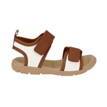 Imagem de Sandália Infantil Bibi Sandals Kids Bege com Marrom 31