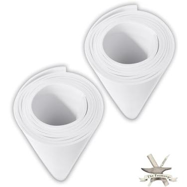 Imagem de Pacote com 2 pacotes de espuma EVA para cosplay - Pacote com 2: 3 mm de espessura (branco) Folhas extragrandes 89 x 149 cm - Espuma de artesanato de densidade ultra alta 85 kg/m3 - por The Foamory